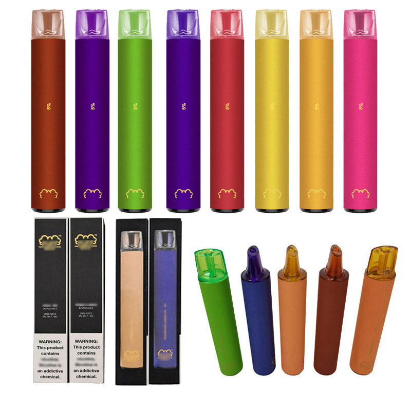 2000 Puffs Disposable Vape Pen Puff Max 8.5ml Pod System 1200mAh Battery E Cigarettes Starter Kit Vaporizer With Security Bar Code
2000 Puffs Disposable Vape Pen Puff Max 8.5ml Pod System 1200mAh Battery E Cigarettes Starter Kit Vaporizer With Security Bar Code