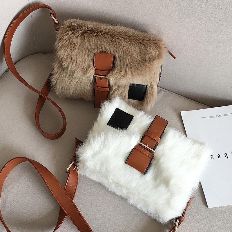 Plush Autumn Winter Wide Crossbody Bag Women Large Bag Korean Style of Large Capacity One Shoulder Fur, Black
Plush Autumn Winter Wide Crossbody Bag Women Large Bag Korean Style of Large Capacity One Shoulder Fur, Black