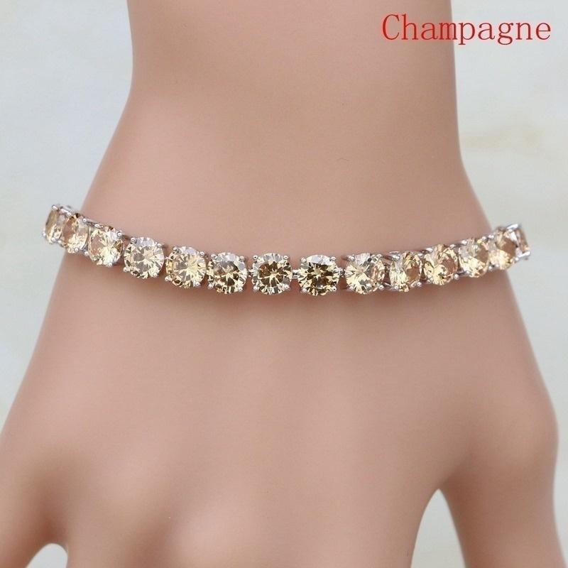 Exquisite Fashion Casual Charm Multicolor Crystal Zircon Round Elegant Link Chain Bracelet Women
Exquisite Fashion Casual Charm Multicolor Crystal Zircon Round Elegant Link Chain Bracelet Women