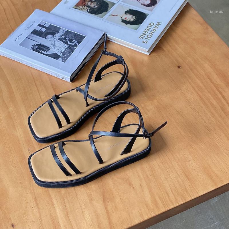 DEAT 2020 Summer Fashioin Casual Square Toe Shallow Narrow Band Lace Up Pu Leather Platform Sandals For Women Shoes Tide SE5241, Black
DEAT 2020 Summer Fashioin Casual Square Toe Shallow Narrow Band Lace Up Pu Leather Platform Sandals For Women Shoes Tide SE5241, Black