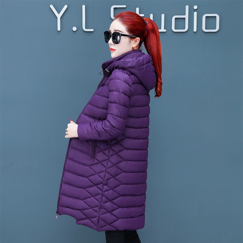 Casual Winter Jacket Women Solid 4 Colors Hooded Female Outwear parka Long Padded Coat Mujer Invierno 200928