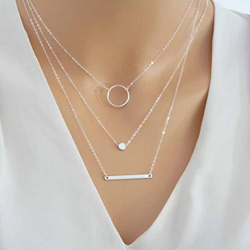 Fashion Maxi Statement Multilayer Necklace Multi- Metal Rod Circles Geometric Round Chokers Necklaces Women Jewelry
Fashion Maxi Statement Multilayer Necklace Multi- Metal Rod Circles Geometric Round Chokers Necklaces Women Jewelry