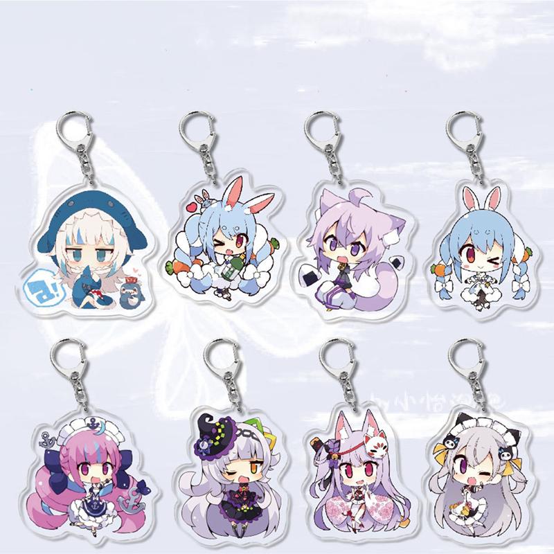 Keychains Kawaii Vtuber Hololive Gawr Gura Anime Keychain Acrylic Key Chains Pendant Accessories To Fans Birthday Xmas Gift
Keychains Kawaii Vtuber Hololive Gawr Gura Anime Keychain Acrylic Key Chains Pendant Accessories To Fans Birthday Xmas Gift