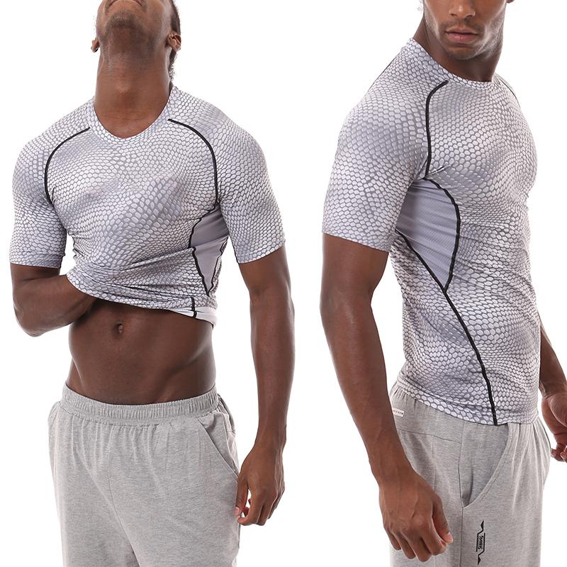 Sport T Shirt Fitness Tights O Neck Quick Dry Short Sleeve Men Tee Tops Compression Tracksuits Athletic Workout Running, White
Sport T Shirt Fitness Tights O Neck Quick Dry Short Sleeve Men Tee Tops Compression Tracksuits Athletic Workout Running, White