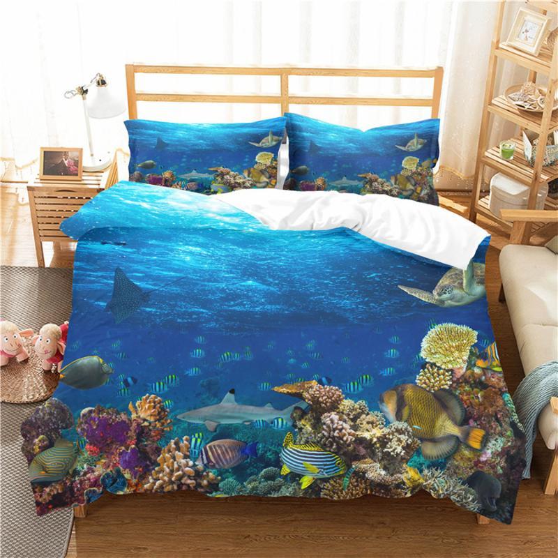 A Bedding Set 3D Printed Duvet Cover Bed Set Underwater World Home Textiles for Adults Bedclothes with Pillowcase #HDSJ101, As pic
A Bedding Set 3D Printed Duvet Cover Bed Set Underwater World Home Textiles for Adults Bedclothes with Pillowcase #HDSJ101, As pic