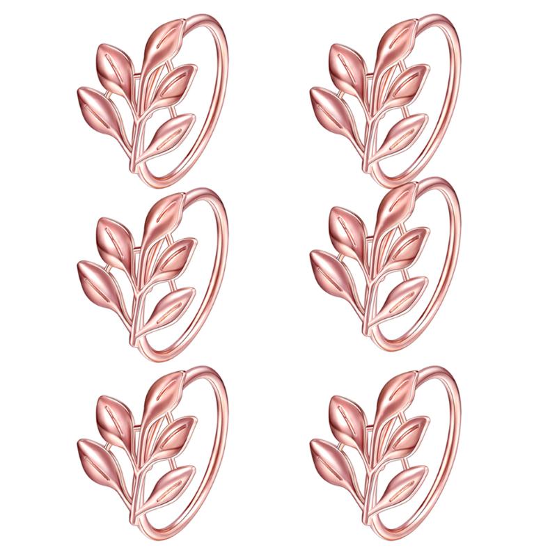 Napkin Rings Leaf Shaped Napkin Button Chic Metal Rings for Festival Thanksgiving Parties Wedding Adornment Table Decoration
Napkin Rings Leaf Shaped Napkin Button Chic Metal Rings for Festival Thanksgiving Parties Wedding Adornment Table Decoration
