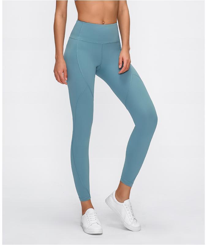 LOTRAVEL 2020 new stitching line brushed yoga pants stretch slim gym running training energy sports nine-point tights women1, Black
LOTRAVEL 2020 new stitching line brushed yoga pants stretch slim gym running training energy sports nine-point tights women1, Black