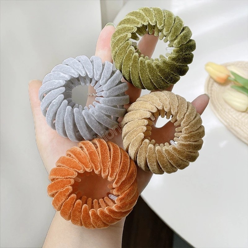 Fashion Women Bun Hair Claw Clamps Horsetail Buckle Hair Clip Bird Nest Expanding Hair Accessories Female Ponytail Holder