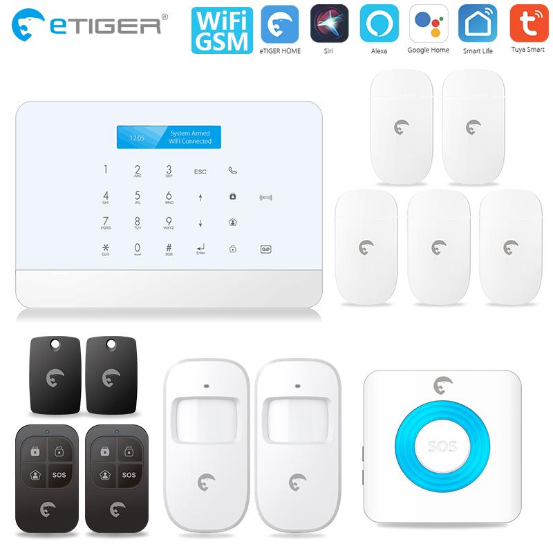 Etiger Original S6 Tuya Smart WiFi/GSM Security Motion Detector Home Alarm System With Indoor Siren 
Etiger Original S6 Tuya Smart WiFi/GSM Security Motion Detector Home Alarm System With Indoor Siren