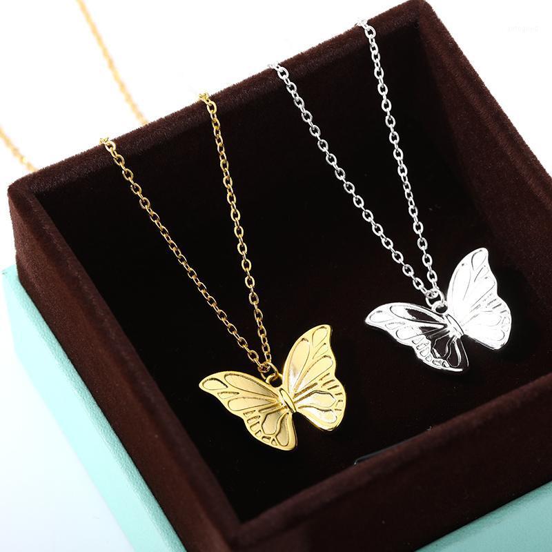 Chains Goth Butterfly Choker Necklace For Women Gold Stainless Steel Pendant Necklaces Chain Fashion Jewelry Gift Collier Bijoux1
Chains Goth Butterfly Choker Necklace For Women Gold Stainless Steel Pendant Necklaces Chain Fashion Jewelry Gift Collier Bijoux1