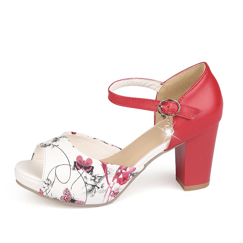 fanyuan Sandals New Small Big Size 33-43 High Heels Women Shoes Sweet Printing Peep Toe Platform Woman Party Sandals, Blue
fanyuan Sandals New Small Big Size 33-43 High Heels Women Shoes Sweet Printing Peep Toe Platform Woman Party Sandals, Blue