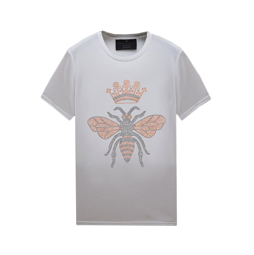 Mens Crew Neck Hot Rhinestone Summer Casual T-shirts - Short Sleeves Pullover Tops Shirts Unisex, White S-6XL, 156
Mens Crew Neck Hot Rhinestone Summer Casual T-shirts - Short Sleeves Pullover Tops Shirts Unisex, White S-6XL, 156