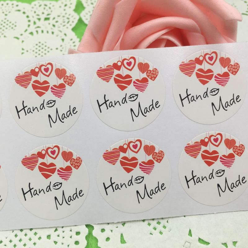 100Pcs/Lot 3.5*3.5cm Round HAND MADE Stickers Label Sticker DIY Handmade Gift Cake /handmade product/wedding decorate
100Pcs/Lot 3.5*3.5cm Round HAND MADE Stickers Label Sticker DIY Handmade Gift Cake /handmade product/wedding decorate