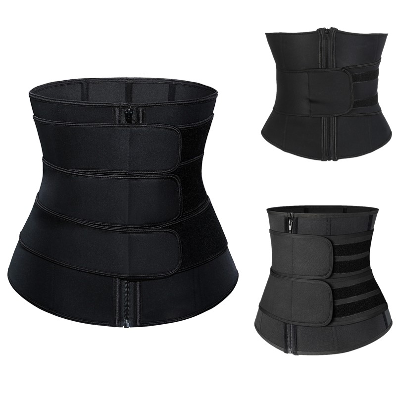 9 Steel Boned Neoprene Waist Trainer Tummy Slimming Sheath Reducing Shapewear Belly Control Shapers Modeling Belt Woman Body Shaper Corset