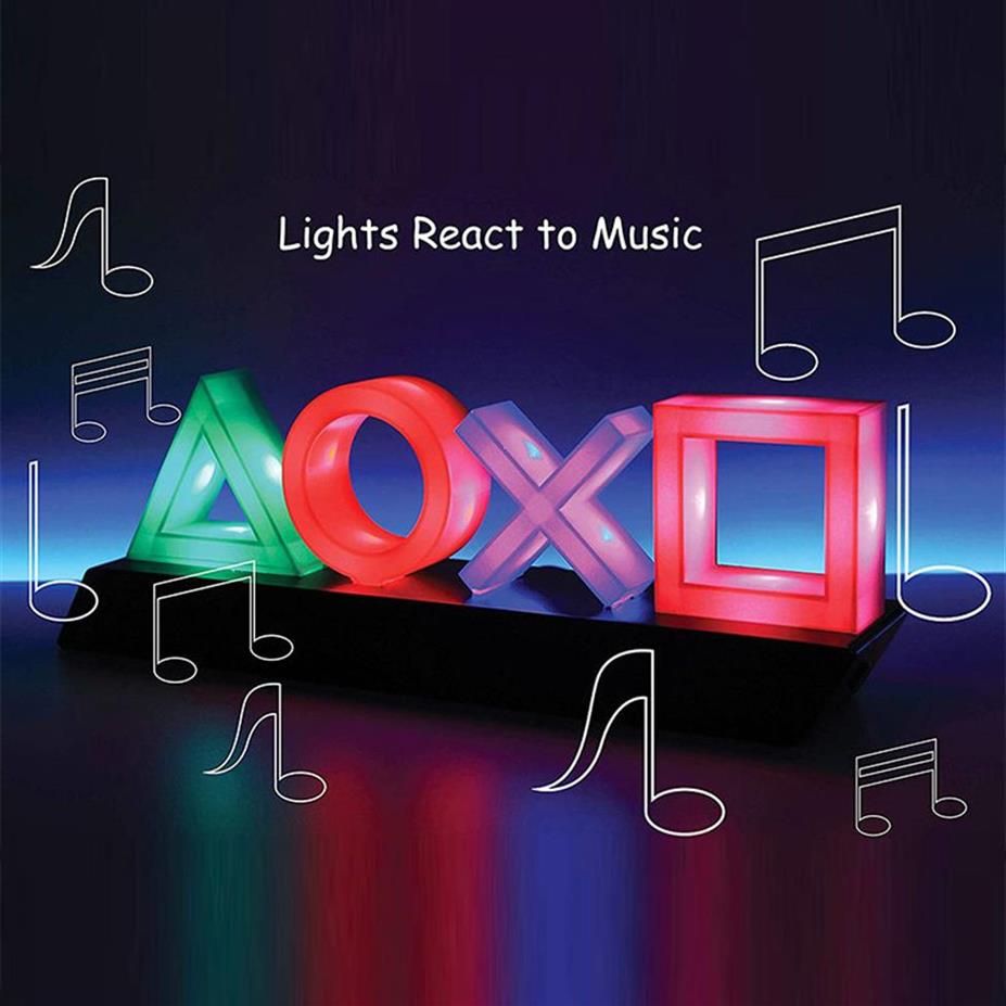 Night Lights Commercial Colorful Lighting Decoration Icons Sign Voice Control For PS4 Player 3Model PVC Atmosphere Neon With USB Cable For B
Night Lights Commercial Colorful Lighting Decoration Icons Sign Voice Control For PS4 Player 3Model PVC Atmosphere Neon With USB Cable For B