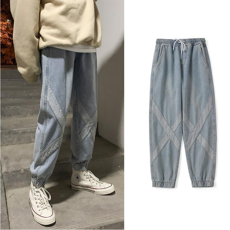 2021 New Women Denim Cargo Elastic Waistband Women' Wide Harepant Pant Ladies Streetwear Pants P9G6, Light blue.
2021 New Women Denim Cargo Elastic Waistband Women' Wide Harepant Pant Ladies Streetwear Pants P9G6, Light blue.