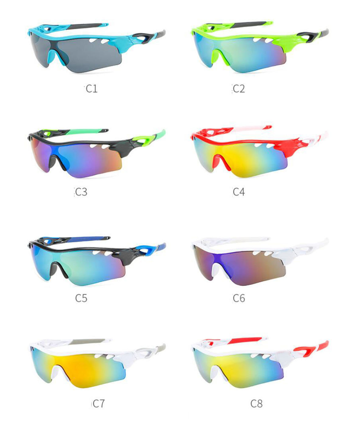 summer men Cycling Sports Sunglasses woman leisure and individual goggle Bicycle Glass Dazzle colour glasses 8 colors cycling eyeglasses Adumbral Outdoor, travel
summer men Cycling Sports Sunglasses woman leisure and individual goggle Bicycle Glass Dazzle colour glasses 8 colors cycling eyeglasses Adumbral Outdoor, travel
