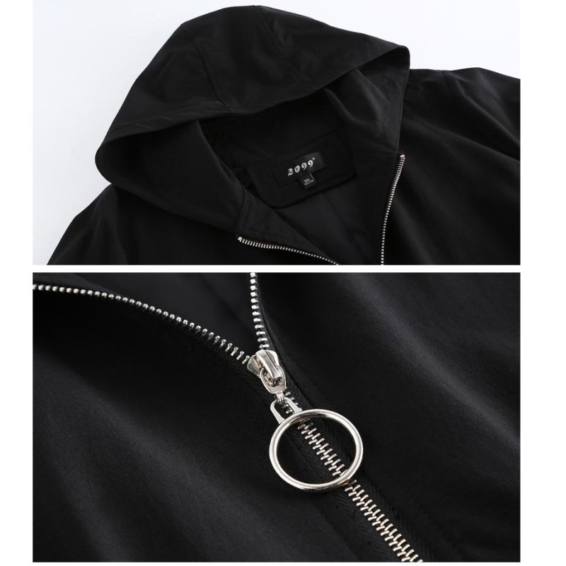 Plus Size 10XL Women Windbreaker Coat Autumn Winter Slim Long Trench Coats Women Black Hooded Overcoat Trenchcoat Vrouwen 201111
