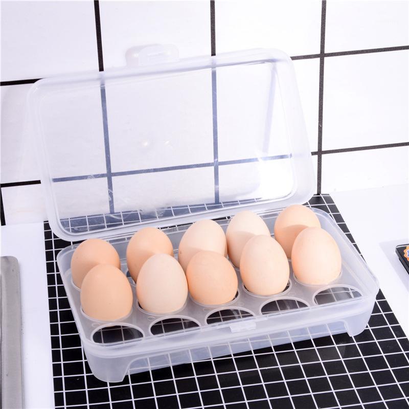 Egg Storage Container Refrigerator Fresh Case Portable Plastic Single Layer Organizer Transparent Box 15 Grids Kitchen Tools1
Egg Storage Container Refrigerator Fresh Case Portable Plastic Single Layer Organizer Transparent Box 15 Grids Kitchen Tools1