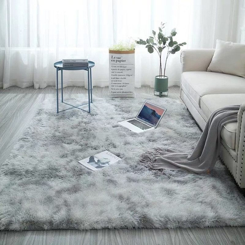 Living large carpet living furry decoration long hair floor soft modern bedroom bedside Nordic style
