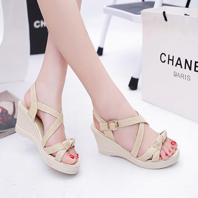 2020 Summer Women's Sandals Buckle Peep Toe Wedges Platform Elegant Ladies Casual Woman Ankle Strap Shoes Female Pumps, Green
2020 Summer Women's Sandals Buckle Peep Toe Wedges Platform Elegant Ladies Casual Woman Ankle Strap Shoes Female Pumps, Green