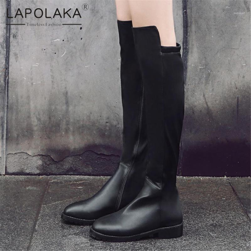 Lapolaka Design 2021 Large Size 43 Thick Heels Elegant Boots Women Shoes Zipper Patchwork Knee High Riding Boot Lady Shoes1, Wine red
Lapolaka Design 2021 Large Size 43 Thick Heels Elegant Boots Women Shoes Zipper Patchwork Knee High Riding Boot Lady Shoes1, Wine red