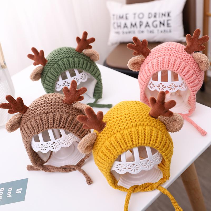 Lovely Elk Ears Baby Hat Cap Knitted Warm Baby Boys Girls Hat Beanies Winter For Kids Bonnet Children Cap, Green
Lovely Elk Ears Baby Hat Cap Knitted Warm Baby Boys Girls Hat Beanies Winter For Kids Bonnet Children Cap, Green