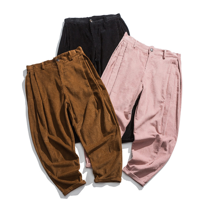 2021 Men's Autumn Winter New Thickened Corduroy Chinese Style Solid Color Trousers Warm Streetwear Fashion Pants Z8gp, Coffee
2021 Men's Autumn Winter New Thickened Corduroy Chinese Style Solid Color Trousers Warm Streetwear Fashion Pants Z8gp, Coffee