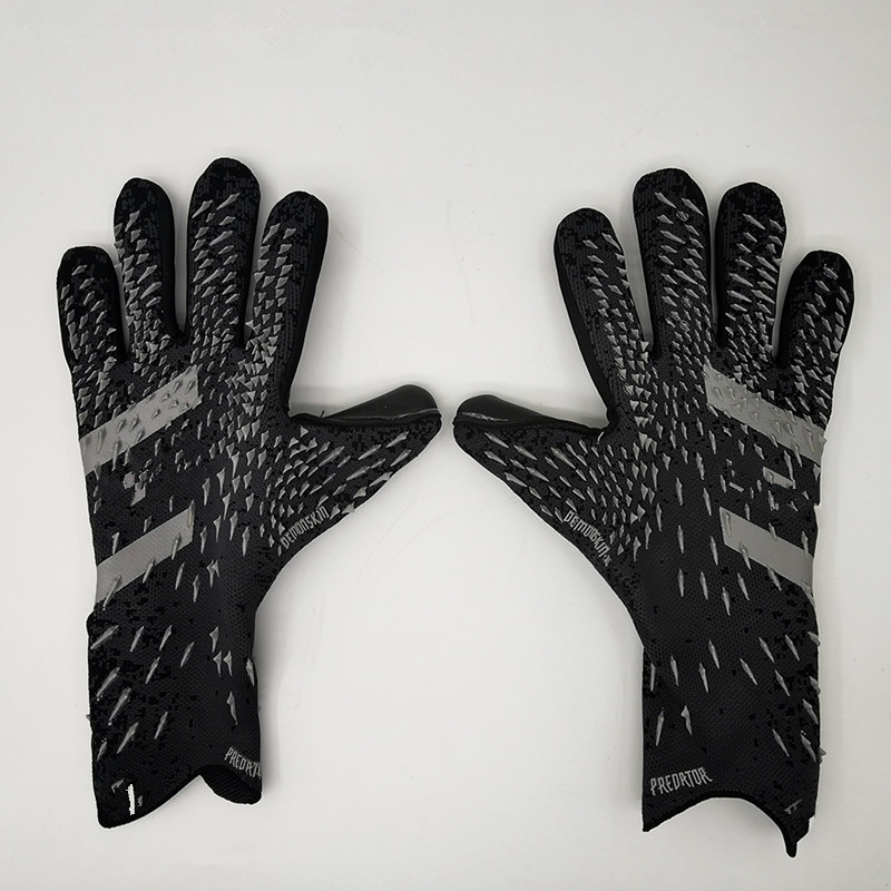 4MM New Goalkeeper Finger Protection Professional Men Football Gloves Adults Kids Thicker Goalie Soccer glove