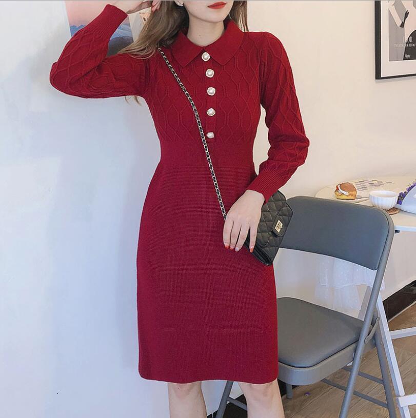 2021 Female Autumn Long Turn-down Collar Sleeve Dressed in Red Mesh High Midi Waist Dress P1684 4l9o, Black
2021 Female Autumn Long Turn-down Collar Sleeve Dressed in Red Mesh High Midi Waist Dress P1684 4l9o, Black