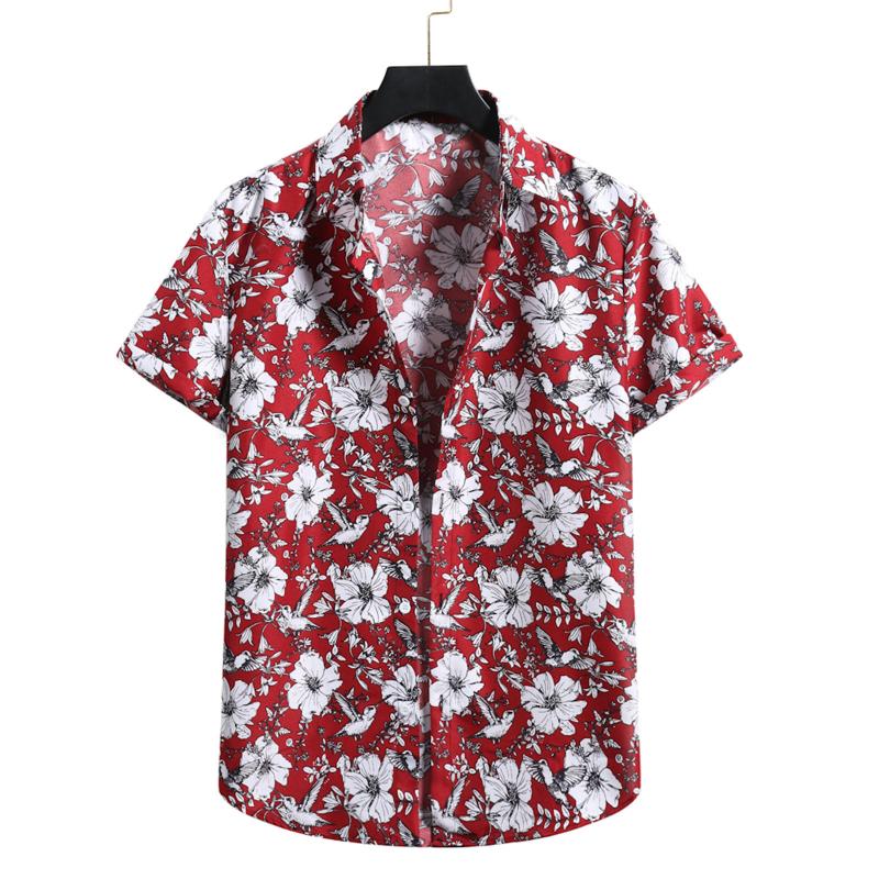 KANCOOLD men clothing Men' Cardigan Short Sleeve Hawaiian Beach Flower Shirt Loose Button turn-down Collar Man shirts Camisa, Green
KANCOOLD men clothing Men' Cardigan Short Sleeve Hawaiian Beach Flower Shirt Loose Button turn-down Collar Man shirts Camisa, Green