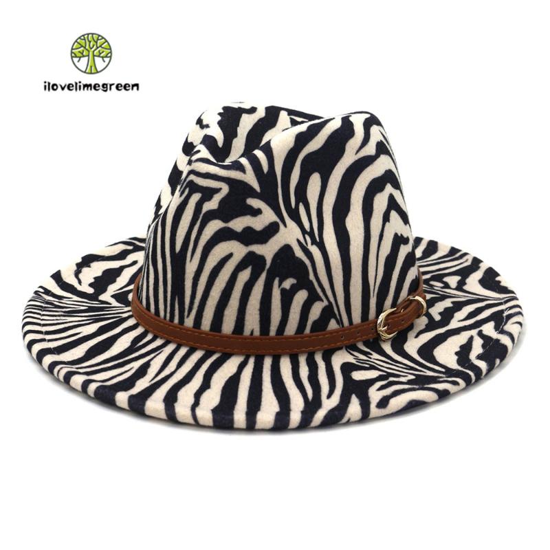 Wide Brim Hats Men Women Brown Belt Zebra Print Jazz Panama Woolen Felt Fedora Hat Fall Winter Elegant And Caps, Army green
Wide Brim Hats Men Women Brown Belt Zebra Print Jazz Panama Woolen Felt Fedora Hat Fall Winter Elegant And Caps, Army green