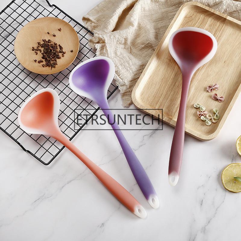 50pcs Silicon Spoon Soup Spoon Long Handle Soup Multi Color Eco-Friendly Home Tableware Kitchen Supplies
50pcs Silicon Spoon Soup Spoon Long Handle Soup Multi Color Eco-Friendly Home Tableware Kitchen Supplies