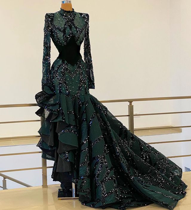 Aso Ebi 2021 Arabic Dark Green Luxurious Evening Dresses Lace Beaded Crystals Prom Dresses Mermaid Formal Party Second Reception Gowns ZJ205, Orange
Aso Ebi 2021 Arabic Dark Green Luxurious Evening Dresses Lace Beaded Crystals Prom Dresses Mermaid Formal Party Second Reception Gowns ZJ205, Orange