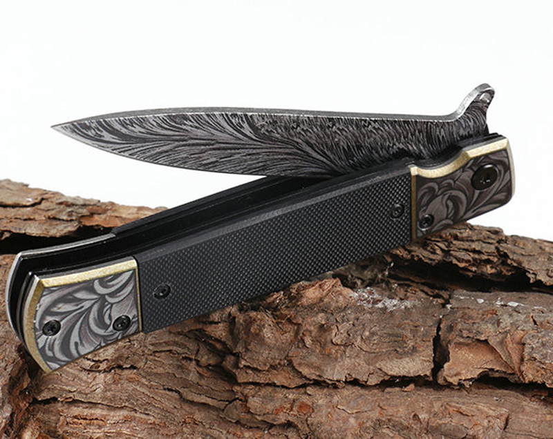 KS931A Fast Open Flipper Folding Knife 440C Bade G10 + Steel Sheet Handle EDC Pocket Knives With Retail Box
KS931A Fast Open Flipper Folding Knife 440C Bade G10 + Steel Sheet Handle EDC Pocket Knives With Retail Box