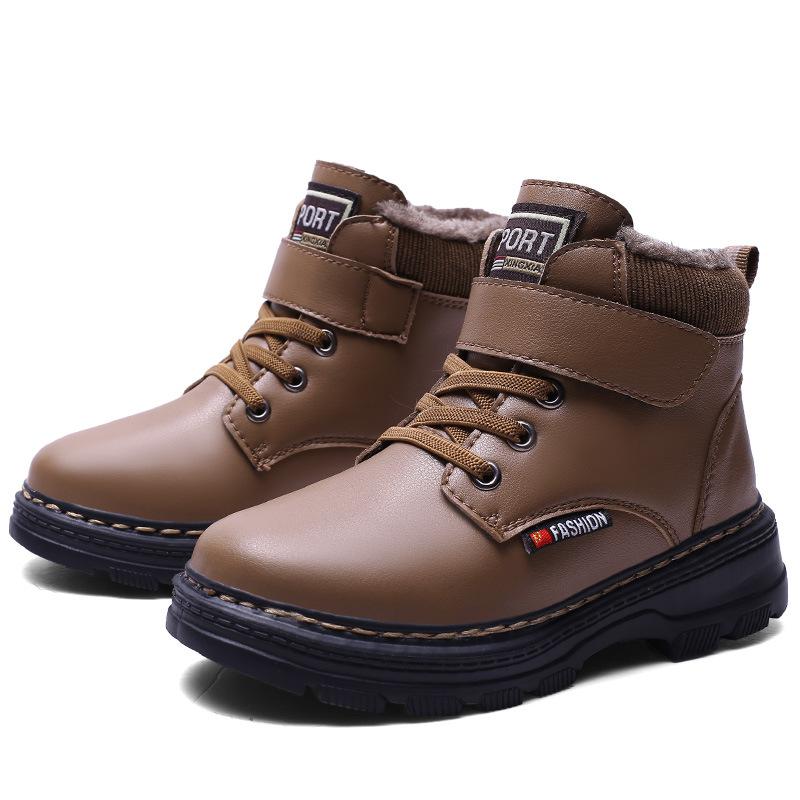 Girls Boots Kids Boys Fashion Winter Warm Cotton Shoes Waterproof Leather Non-slip Sole SD130, Black;grey
Girls Boots Kids Boys Fashion Winter Warm Cotton Shoes Waterproof Leather Non-slip Sole SD130, Black;grey