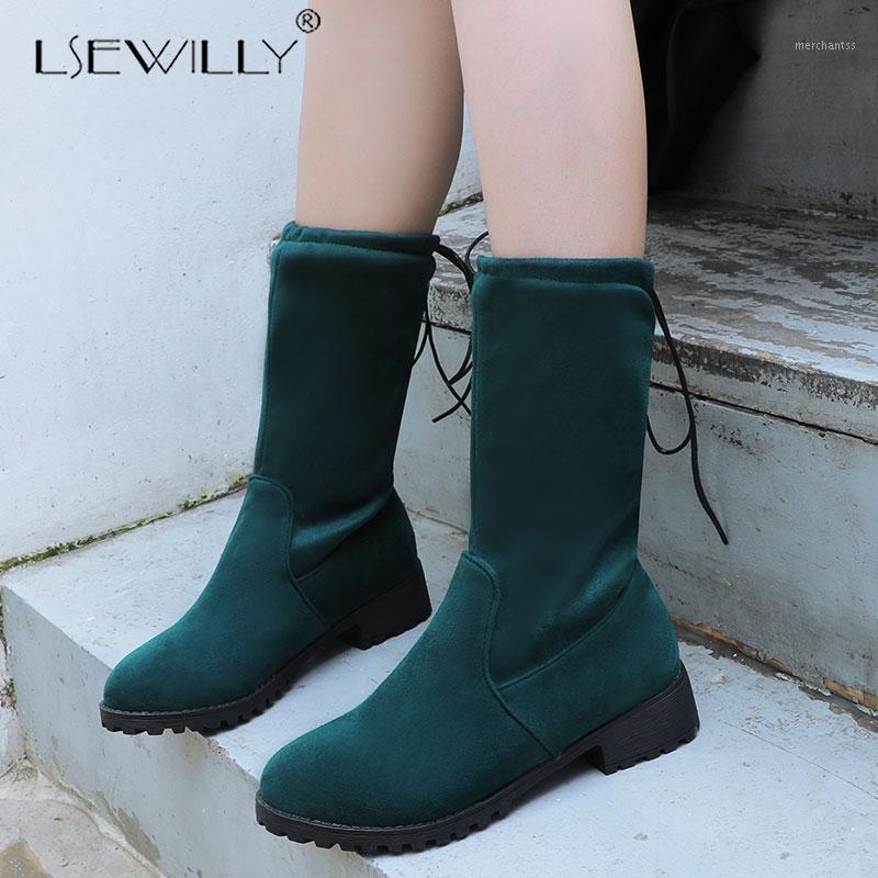 Lsewilly Boots Women Winter Shoes Casual Woman Mid Calf Boots Black Red Soft Comfortable Female Footwear Round Toe Half1
Lsewilly Boots Women Winter Shoes Casual Woman Mid Calf Boots Black Red Soft Comfortable Female Footwear Round Toe Half1