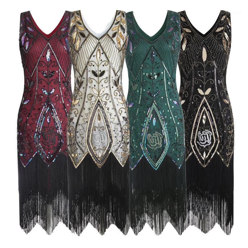 Women 1920s Flapper Dress Gatsby Vintage Plus Size Roaring 20s Costume Dresses Fringed for Party Prom1, Wine red
Women 1920s Flapper Dress Gatsby Vintage Plus Size Roaring 20s Costume Dresses Fringed for Party Prom1, Wine red