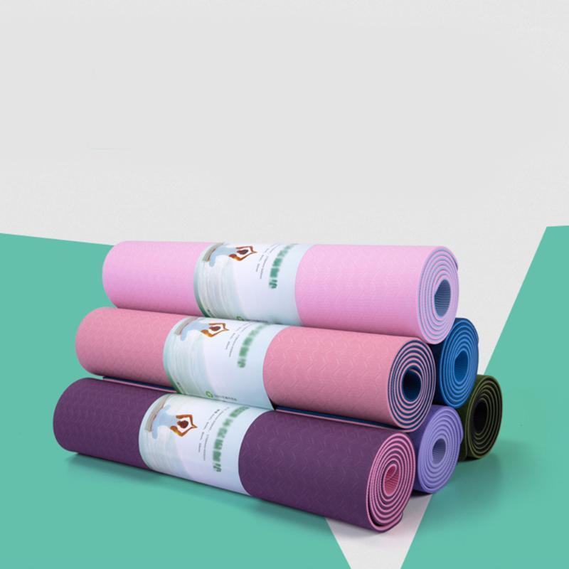 183x61x0.6cm Dual Layers Yoga Mat Anti-Slip Yoga Fitness Gymnastics Mats Sport Home Fitness Tasteless Pads Exercise Gymnastics1, Blue
183x61x0.6cm Dual Layers Yoga Mat Anti-Slip Yoga Fitness Gymnastics Mats Sport Home Fitness Tasteless Pads Exercise Gymnastics1, Blue