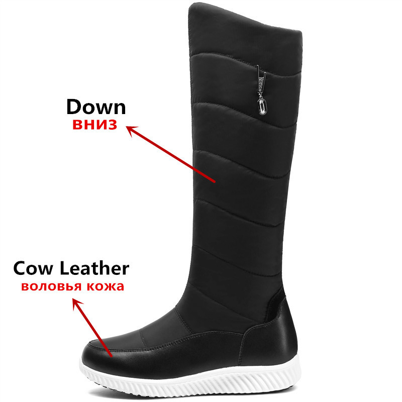 2021 New Size 35-44 Nature Genuine Snowboots Warm and Winter Snow Women Boots Down Ladies Knee High Female 9X63, White 
2021 New Size 35-44 Nature Genuine Snowboots Warm and Winter Snow Women Boots Down Ladies Knee High Female 9X63, White