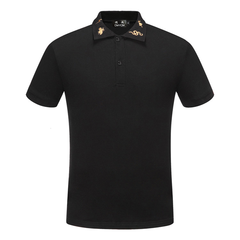 New Luxury Designer Men Shirts Clothing Fashion Solid Polos Male Quality 100% Cotton Casual Summer Polo Motf, Black
New Luxury Designer Men Shirts Clothing Fashion Solid Polos Male Quality 100% Cotton Casual Summer Polo Motf, Black