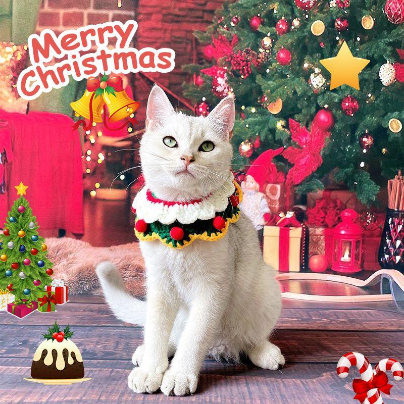 Cat Costumes Pet Christmas Knitted Bib Year Kitten Collar Red Hat Cloak Take Pos Sell Cute For Guinea Pig Accessorie
Cat Costumes Pet Christmas Knitted Bib Year Kitten Collar Red Hat Cloak Take Pos Sell Cute For Guinea Pig Accessorie