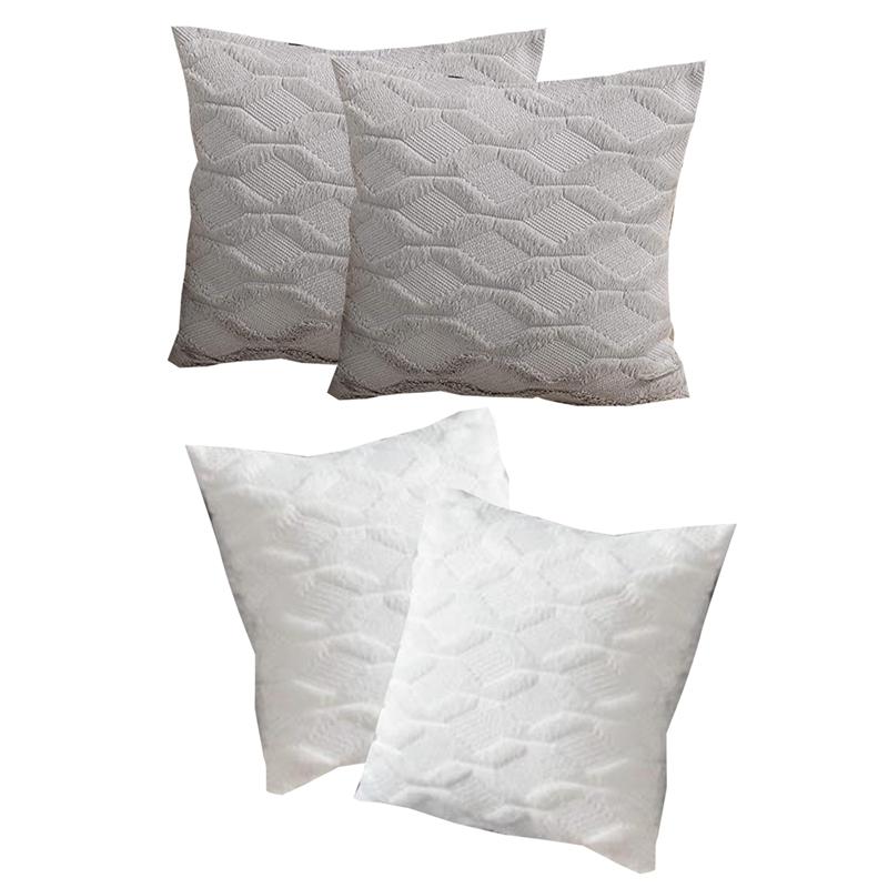 Practical 2 Pcs Cushion Cover Soft Throw Pillow Cover Home Decorative with Plush for Sofa Bedroom 45X45cm No Pillow Case, White
Practical 2 Pcs Cushion Cover Soft Throw Pillow Cover Home Decorative with Plush for Sofa Bedroom 45X45cm No Pillow Case, White