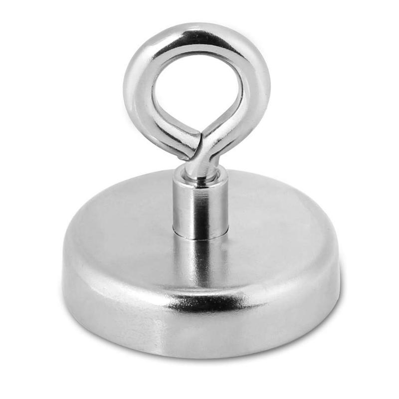Strong Neodymium Magnet Round 260lbs Pulling Force River Fishing Magnetic Eyebolt FP8 ST18 
Strong Neodymium Magnet Round 260lbs Pulling Force River Fishing Magnetic Eyebolt FP8 ST18