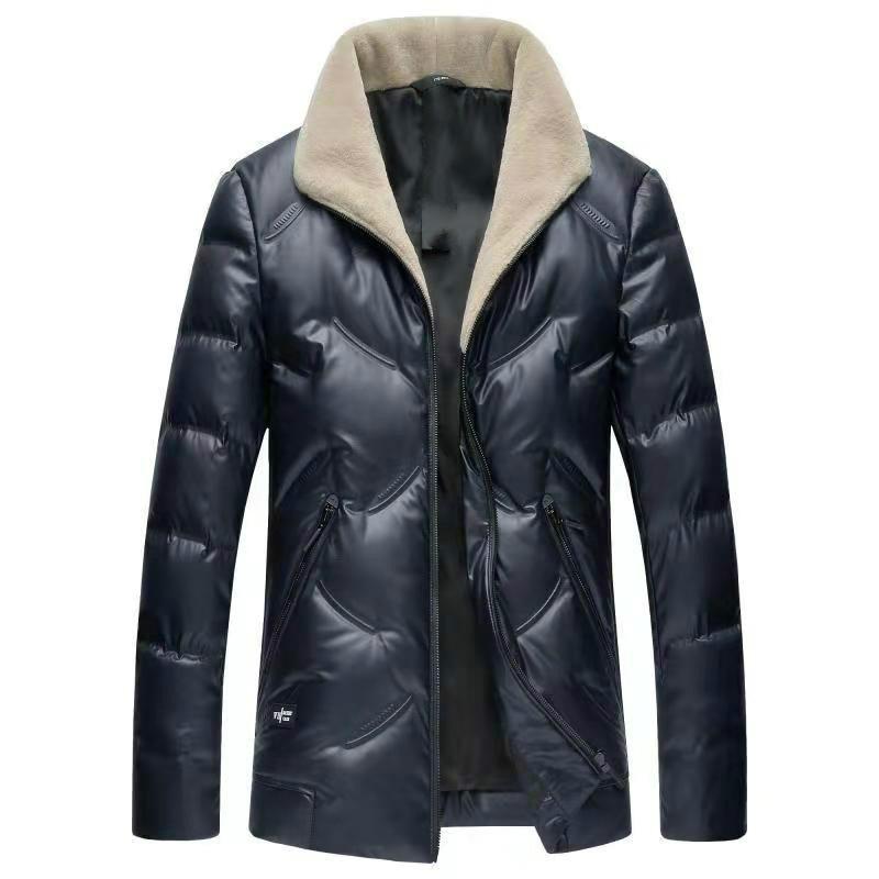 90% White Down Jacket Men Top Quality Winter Business Smart 100% Wool Collar Warm Parka Coat Waterproof Windproof Male 2021, Blue
90% White Down Jacket Men Top Quality Winter Business Smart 100% Wool Collar Warm Parka Coat Waterproof Windproof Male 2021, Blue