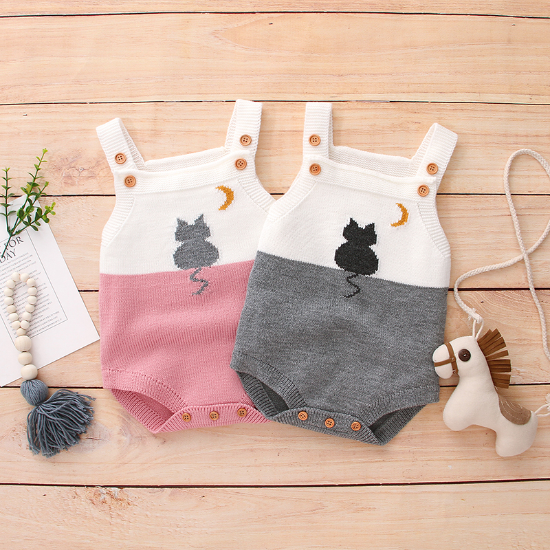 Autumn Spring Baby Boys Romper Infant Baby Girls Wear Cute Cat Knitted Jumpsuit Wool Baby Clothing Romper Infant Boys Coat 201028
Autumn Spring Baby Boys Romper Infant Baby Girls Wear Cute Cat Knitted Jumpsuit Wool Baby Clothing Romper Infant Boys Coat 201028
