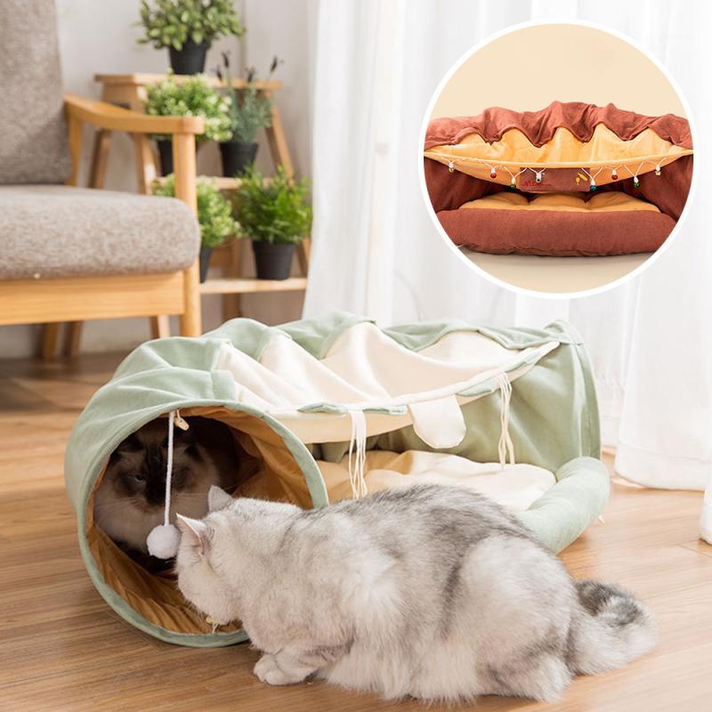 Cat Toy Foldable Tunnel Cat bed, Collapsible 2 Way Tube with Scratching Ball, Interactive Toy, Scratch-Resistant Tunnels for1
Cat Toy Foldable Tunnel Cat bed, Collapsible 2 Way Tube with Scratching Ball, Interactive Toy, Scratch-Resistant Tunnels for1