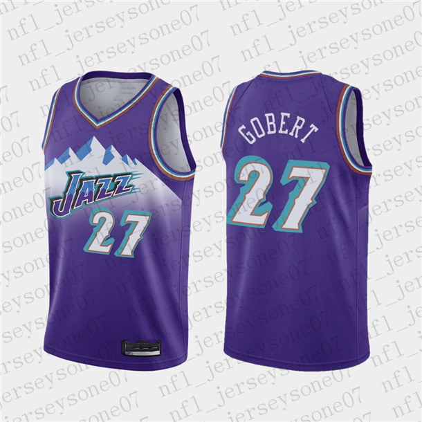 Custom Mens youth UtahJazzs10 MikeConley 27 RudyGobert 45 DonovanMitchell white purple Throwback Basketball Jersey
Custom Mens youth UtahJazzs10 MikeConley 27 RudyGobert 45 DonovanMitchell white purple Throwback Basketball Jersey