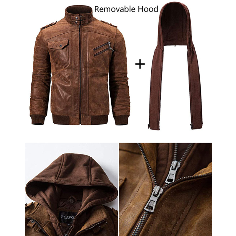 Mens PU Hooded Jackets Coats Fashion Motorcycle Biker Faux Leather Jacket Men Classic Winter Jackets Clothes Plus Size 4XL 5XL 201128