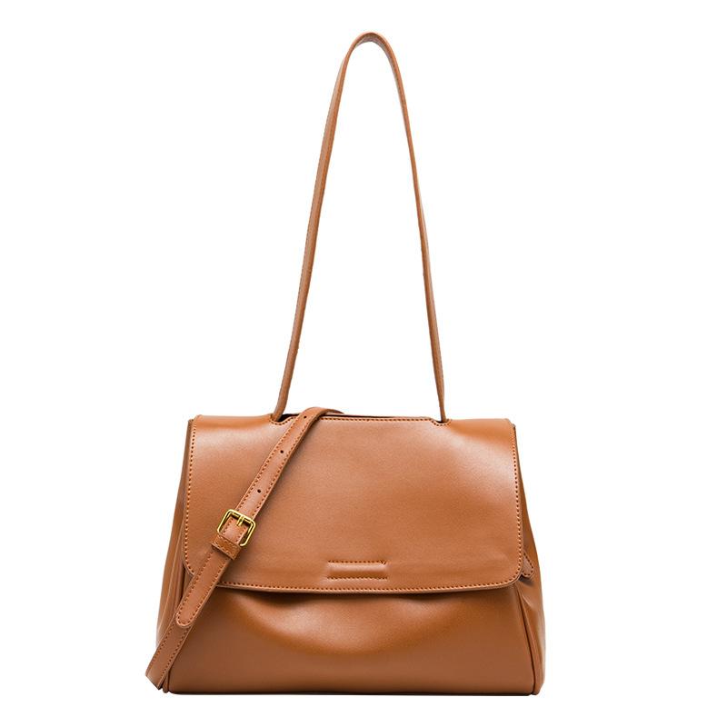 Single shoulder bag Korean version simple PU leather commuting bag female cross border soft leather wandering female, Beige
Single shoulder bag Korean version simple PU leather commuting bag female cross border soft leather wandering female, Beige